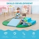 preview thumbnail 3 of 7, Qaba 6-Pieces Foam Climbing Blocks for Toddlers 1-3 Years, Soft Play Set for Climb and Crawl, Contemporary