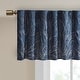 preview thumbnail 31 of 46, Madison Park Eliza Faux Silk Embroidered Window Valance - 50 x 18" - 50 x 18"