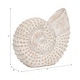 preview thumbnail 31 of 41, Coastal Decorative Resin Shell Figurine Sculpture - White