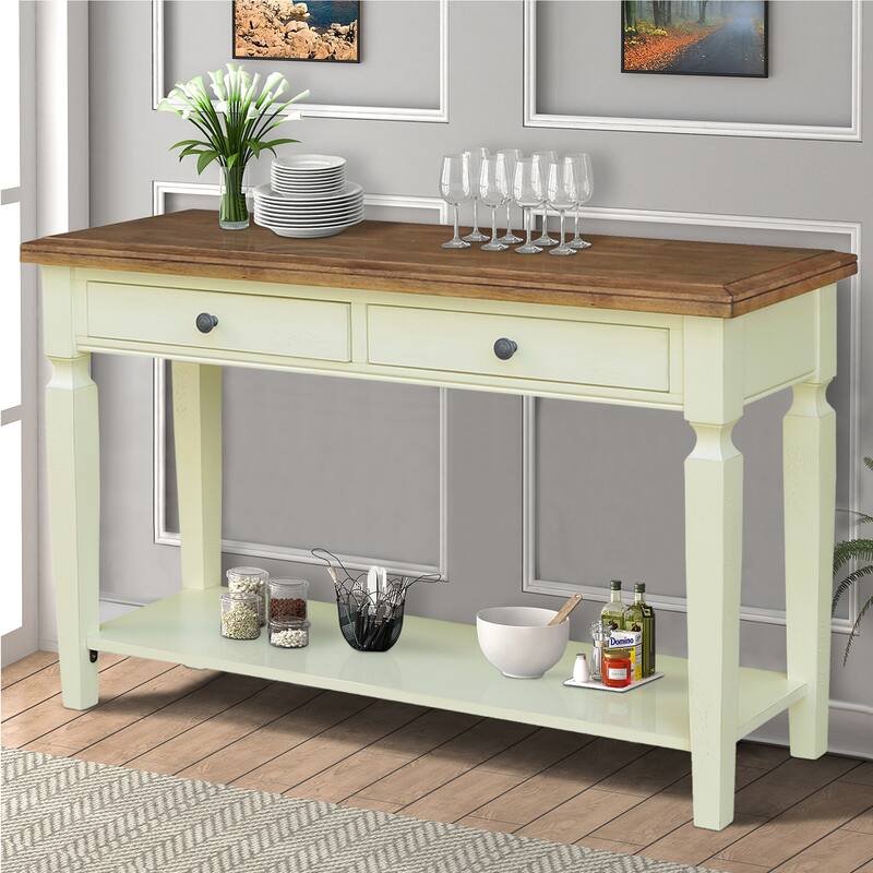 Vista Solid Wood Console/Sofa Table