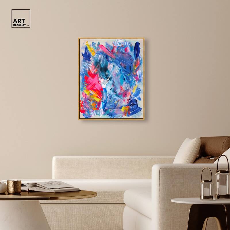Colorburst Mirage Canvas by Art Remedy