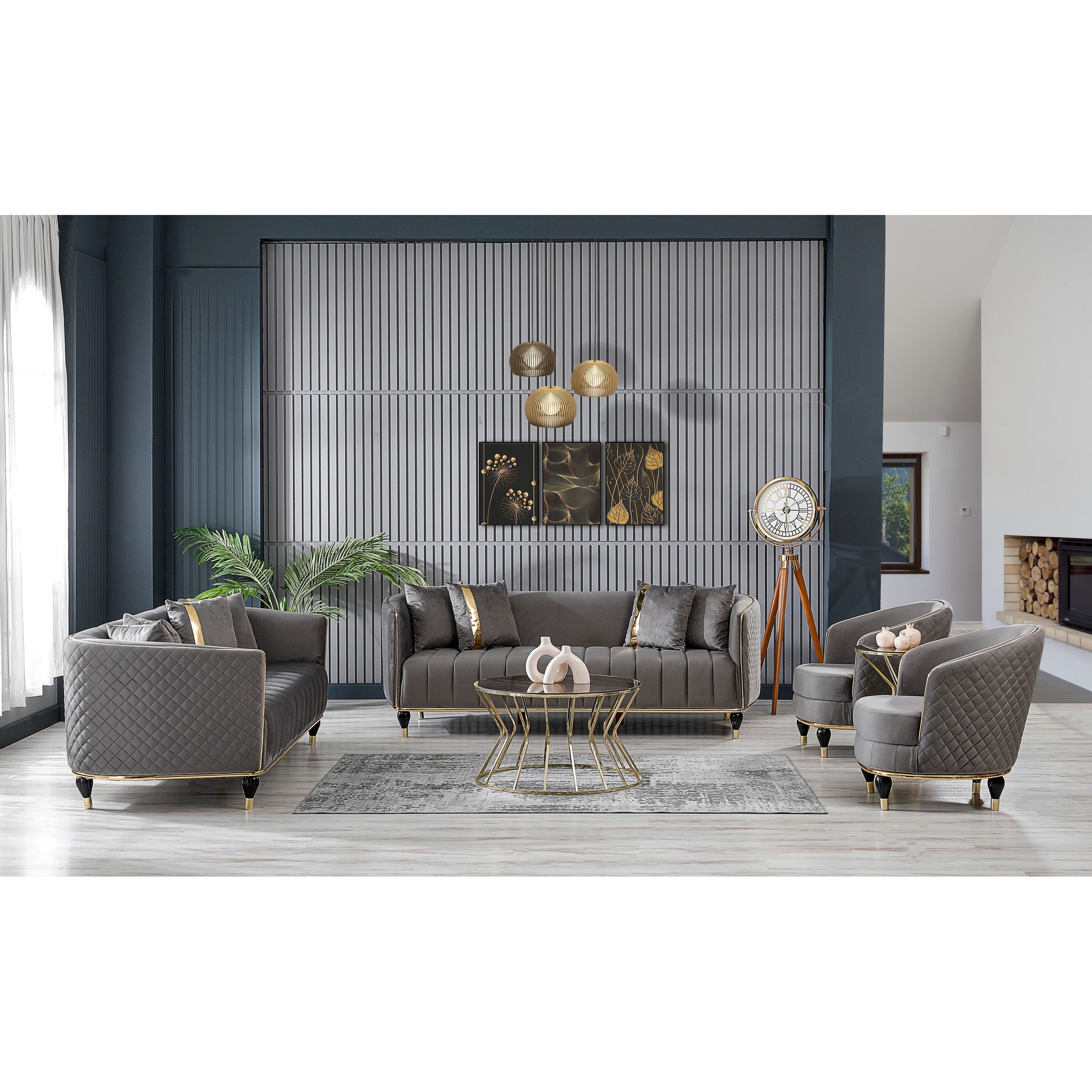 Tamex 3 Pieces Living Room Set 1 Sofa 2 Chair Bed Bath & Beyond