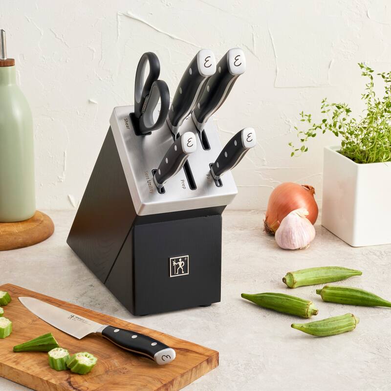 Henckels Nola 7-pc Self-Sharpening Knife Block Set