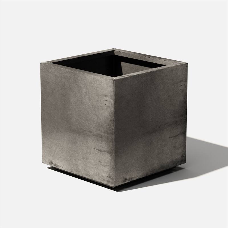 Veradek Corten Steel Series Cube Planter