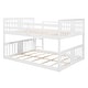 preview thumbnail 16 of 21, Full Over Full Bunk Bed with Guardrails - Sturdy Pine Wood Design