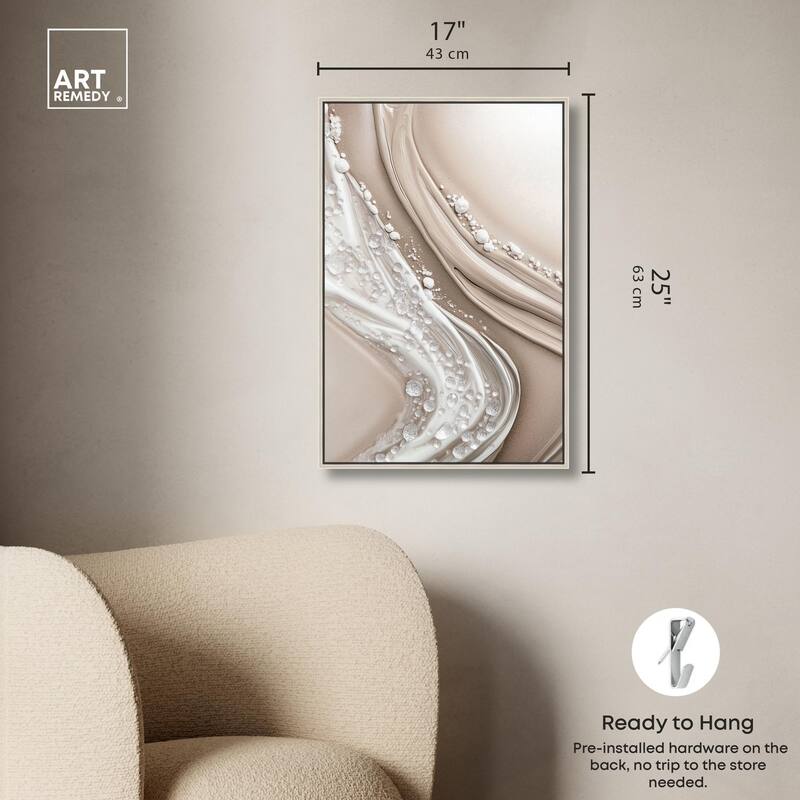 Viscous Veils I Canvas by Art Remedy