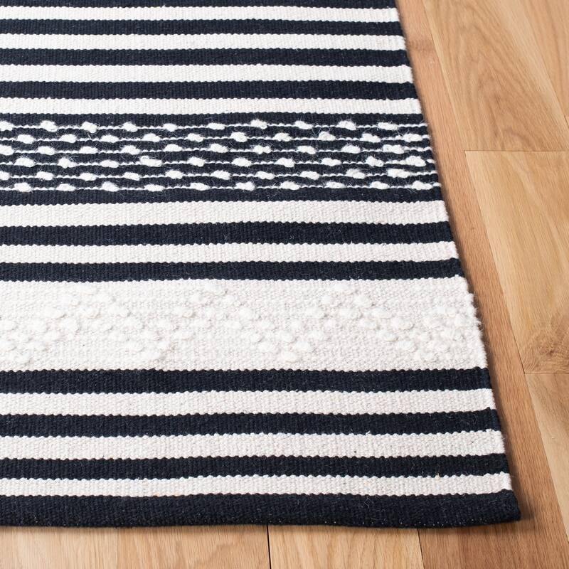SAFAVIEH Handmade Striped Kilim Venessa Modern Cotton Rug