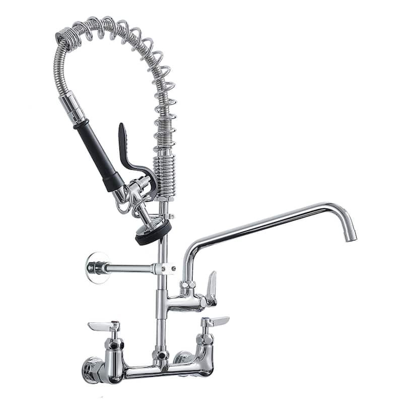 Modern Brushed Nickel High Arc Single Handle Kitchen Faucet