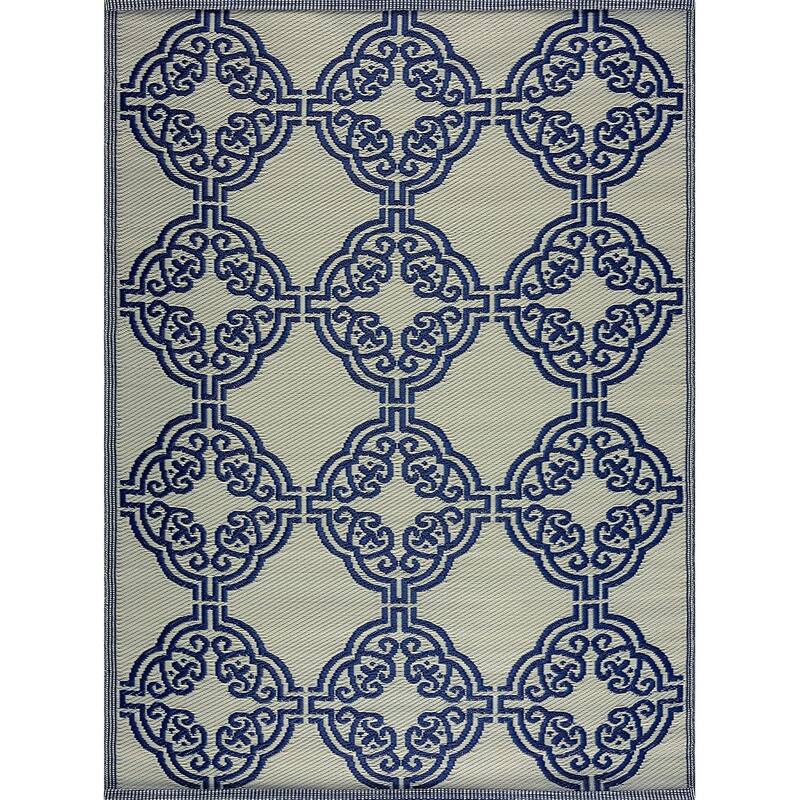 Marrakech Lightweight Reversible Recycled Plastic Outdoor Floor Mat/Rug