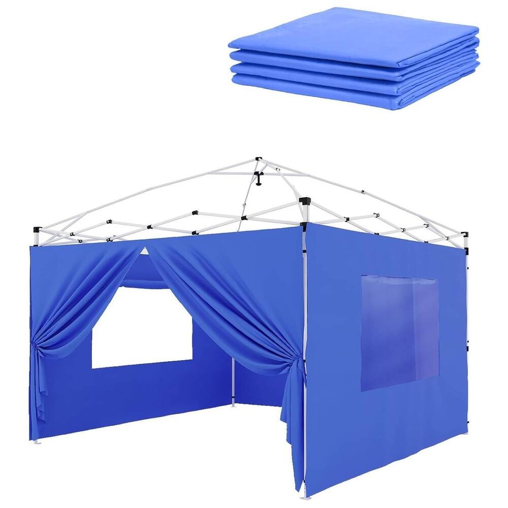 4-Piece Waterproof Replacement Tent Sidewalls, SunWall Panels for 10x10ft Pop Up Canopy (Canopy Tent NOT Included) - N/A