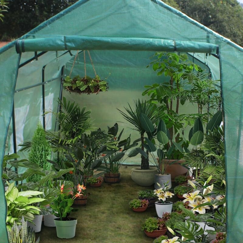 Details about   Heavy Duty Plant Gardening Dome/Spiked Greenhouse Tent Shed Portable Outdoor 