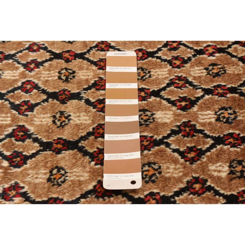 ECARPETGALLERY Hand-knotted Brown Wool Rug - 5'9 x 9'10