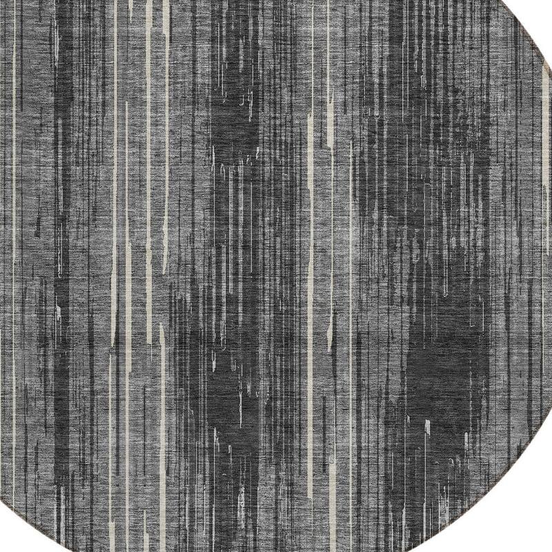 HomeRoots Striped Transitional Rectangle Outdoor Rug