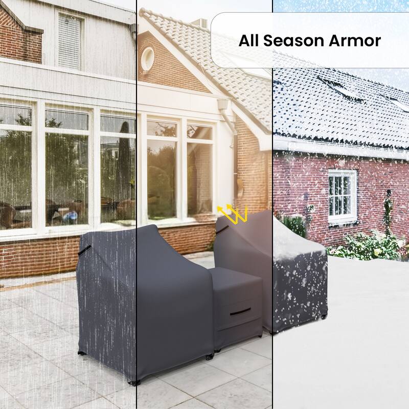 Forever Patio Outdoor Wicker Furniture Cover For Conversation Set - 34 x 24 x 23