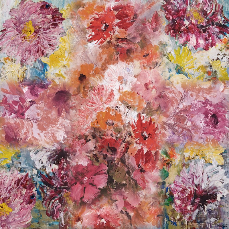 Spring Beauties Print on Wrapped Canvas