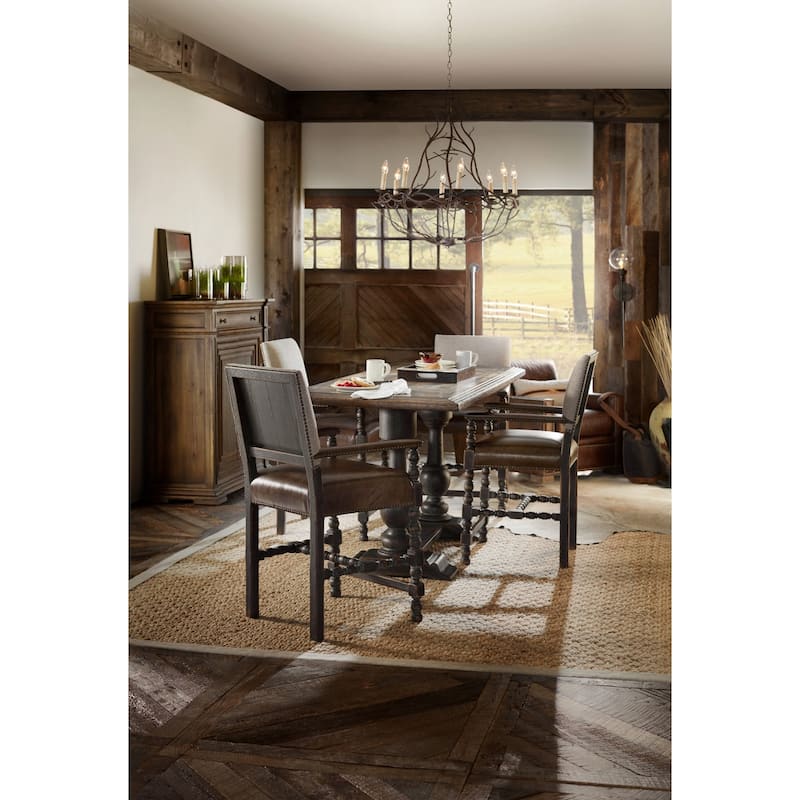 Hooker Furniture Balcones 60-1/2" Long Cedar and Walnut Dining Table