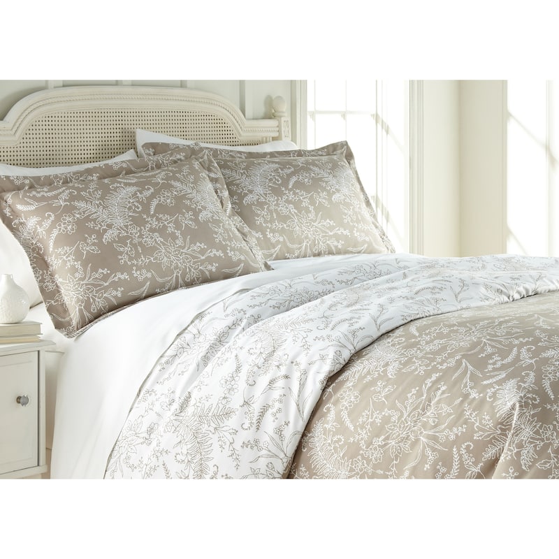 Winter Brush Reversible Down Alternative Comforter and Sham Set