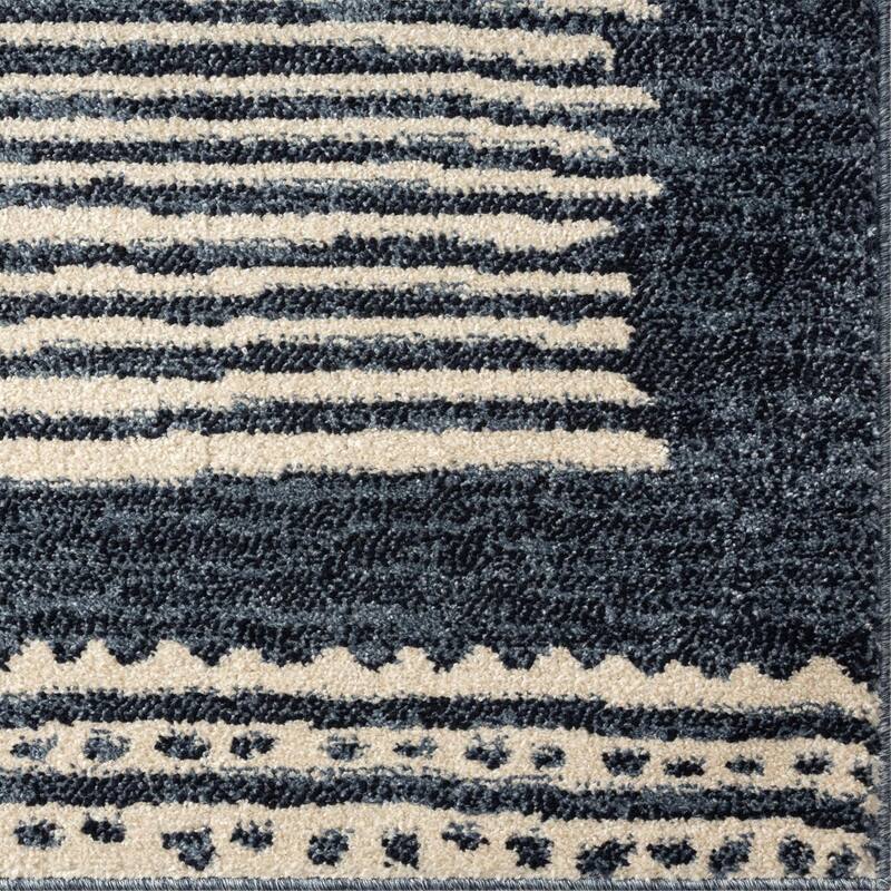 Luxe Weavers Moroccan Lines Geometric Area Rug, Stain-Resistant Carpet