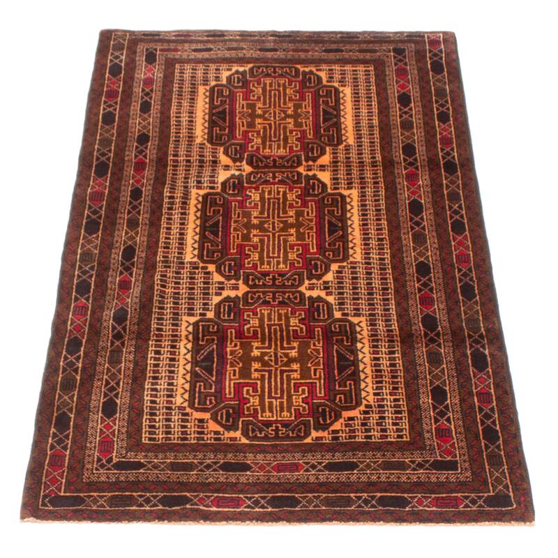 Teimani Brown Rug 2'9" x 5'4" - 2'9 x 5'4
