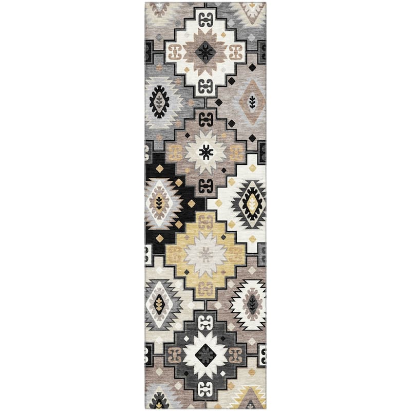 Premium Washable Super Soft Southwest Tribal Mayfield Rug
