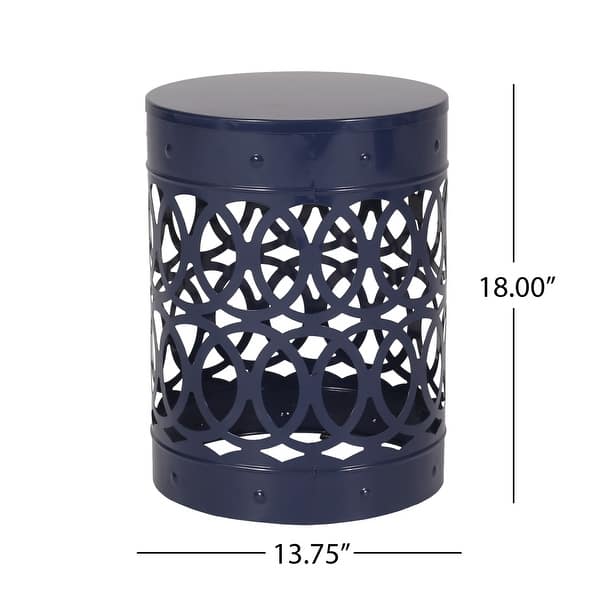 Mellie Outdoor Outdoor Metal Side Table by Christopher Knight Home