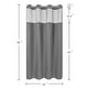 preview thumbnail 23 of 111, No Hook Waffle Weave Shower Curtain with Snap-in Liner