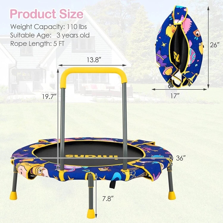 Urban rebounder mini stretchered trampoline