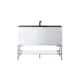 Option Brushed Nickel Base, Charcoal Black Top