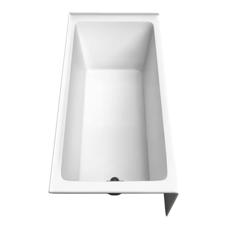 Wyndham Collection WCBTW16632L Grayley 66" Three Wall Alcove Acrylic