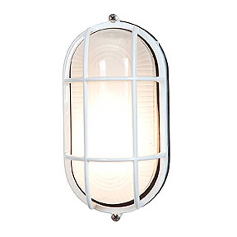 Access Nauticus 1-light White Wet Location 8-inch ADA Bulkhead