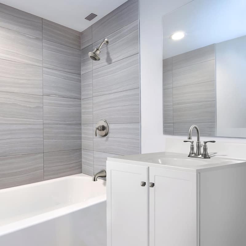 Design House Double Handle 4" Centerset Bathroom Faucet