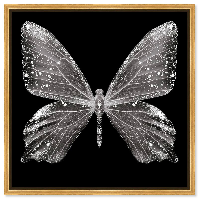 Stardust Wings II Canvas by Art Remedy - Gold - 24" x 24"