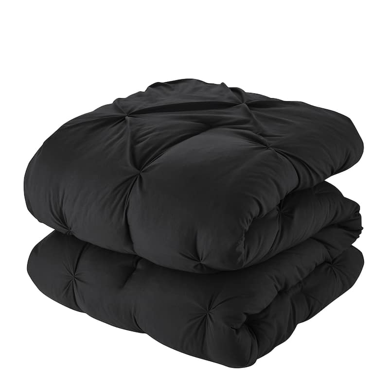 Sweet Home Collection 8 Piece Pinch Pleated Bed In a Bag All Season Complete Set