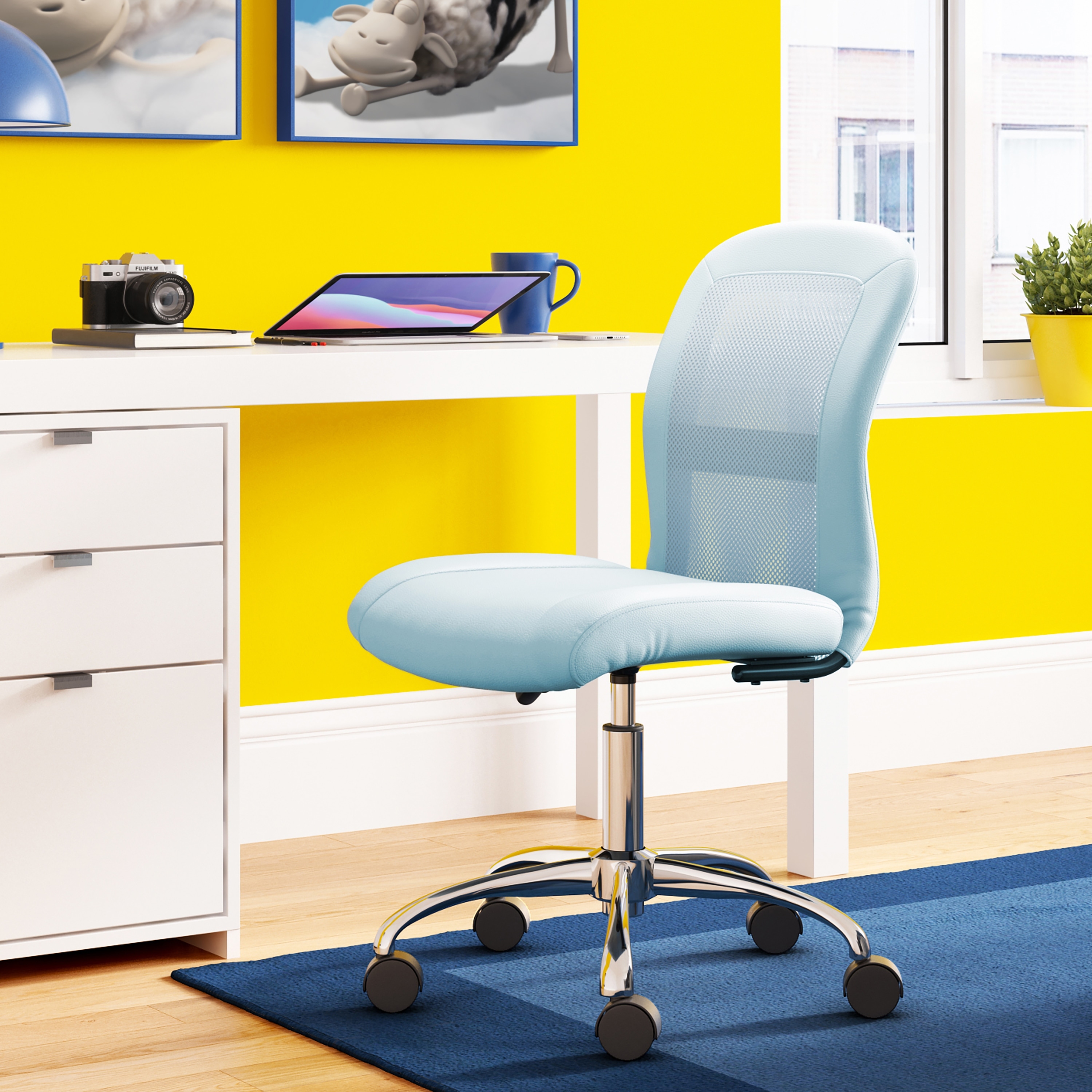 Serta armless top office chair