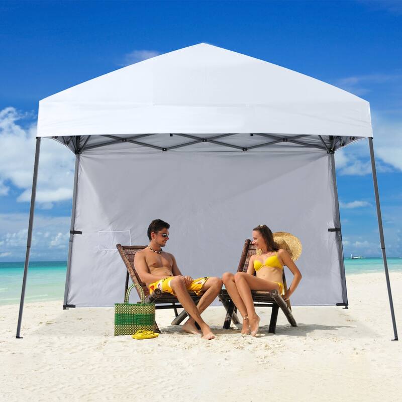 ABCCANOPY Stable Pop up Outdoor Canopy Tent with Sun Wall