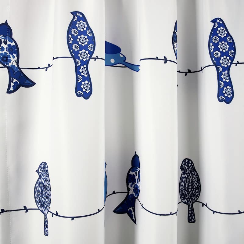 Lush Decor Rowley Birds Room Darkening Curtain Panel Pair