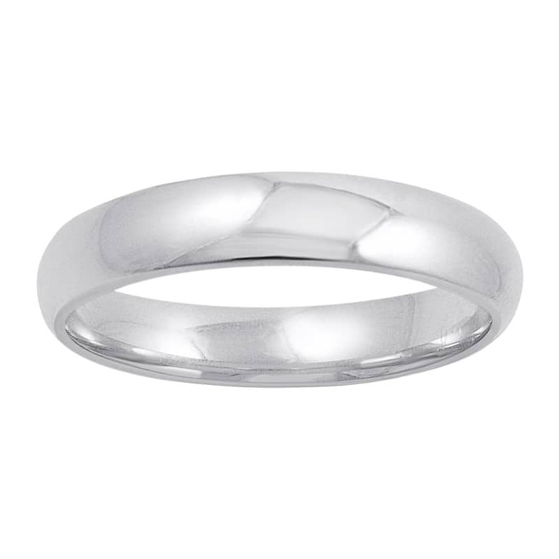 Oxford Ivy Men's 10K Gold Comfort Fit Wedding Band Availble white or yellow Gold