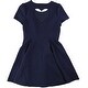 preview thumbnail 2 of 11, Maison Jules Womens Heart Cutout Fit & Flare Dress