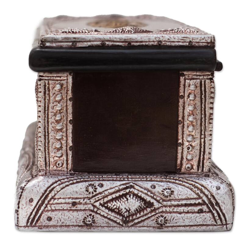 Novica Handmade Royal Jewels Wood Jewelry Box