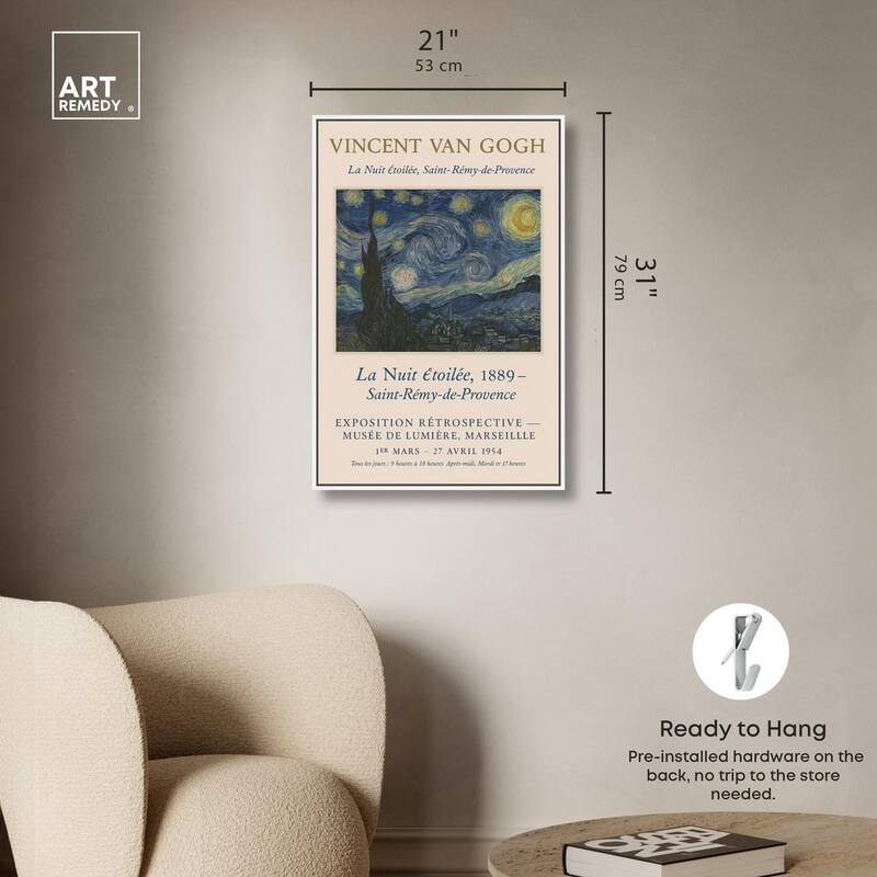 Starry Night Canvas by Art Remedy