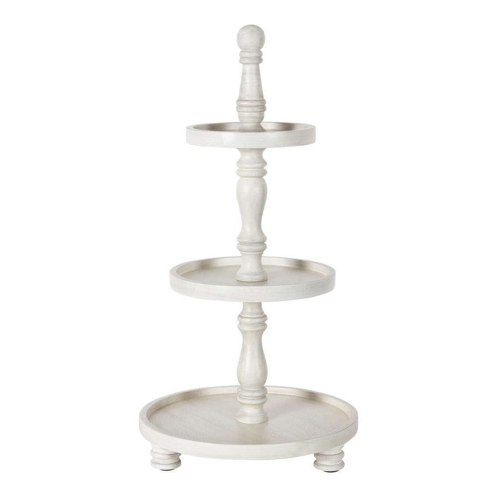 Kate and Laurel Downing Three Tiered Tray - 12x12x24