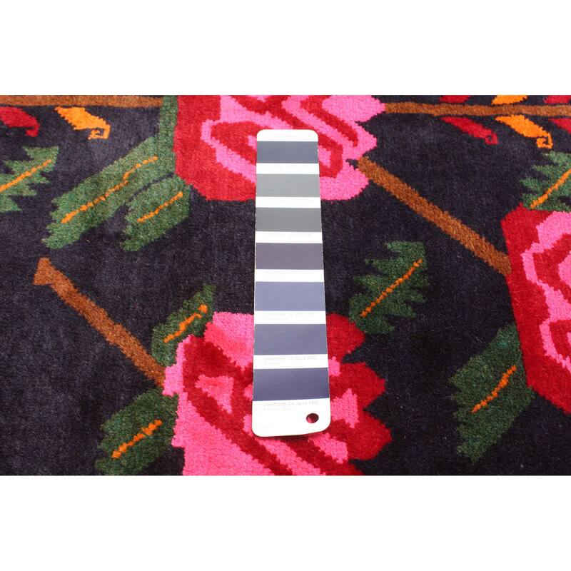 ECARPETGALLERY Hand-knotted Teimani Dark Navy Wool Rug - 3'6 x 6'6