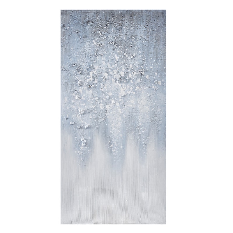 Madison Park Winter Glaze Heavily Embellished 2-piece Canvas Wall Art Set