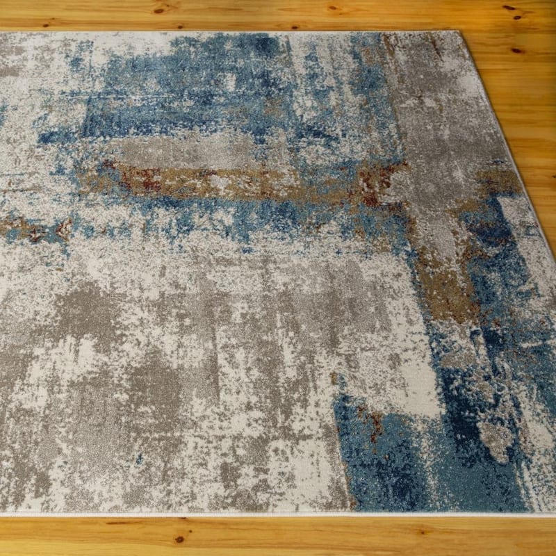 Luxe Weavers Modern Abstract Area Rug, Stain-Resistant Carpet - 5' x 7'