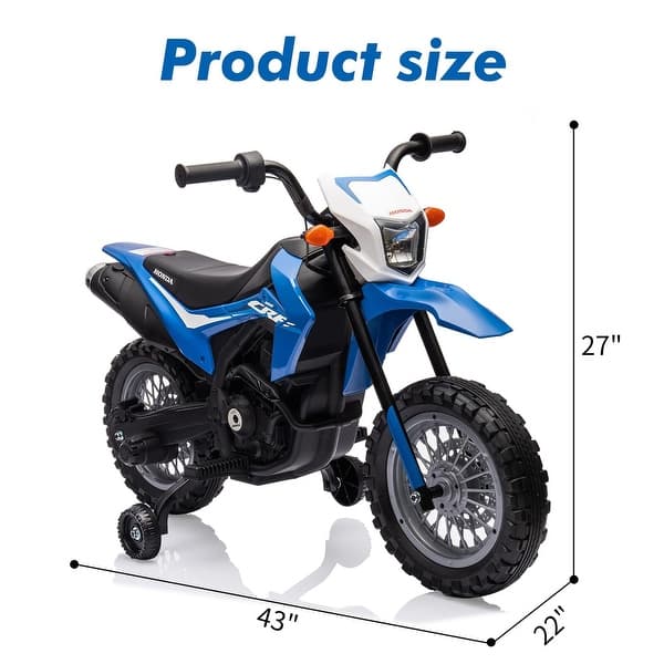 dimension image slide 0 of 4, Kids Ride on Motorcycle, Electric Battery Powered Rechargeable Motorbike
