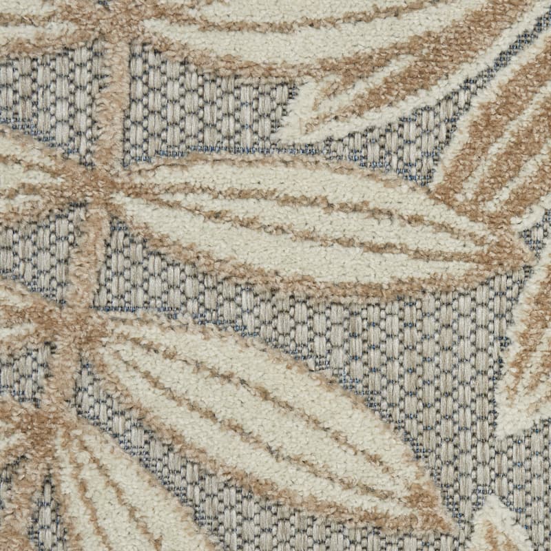 Nourison Aloha Leaf Print Vibrant Indoor/Outdoor Area Rug