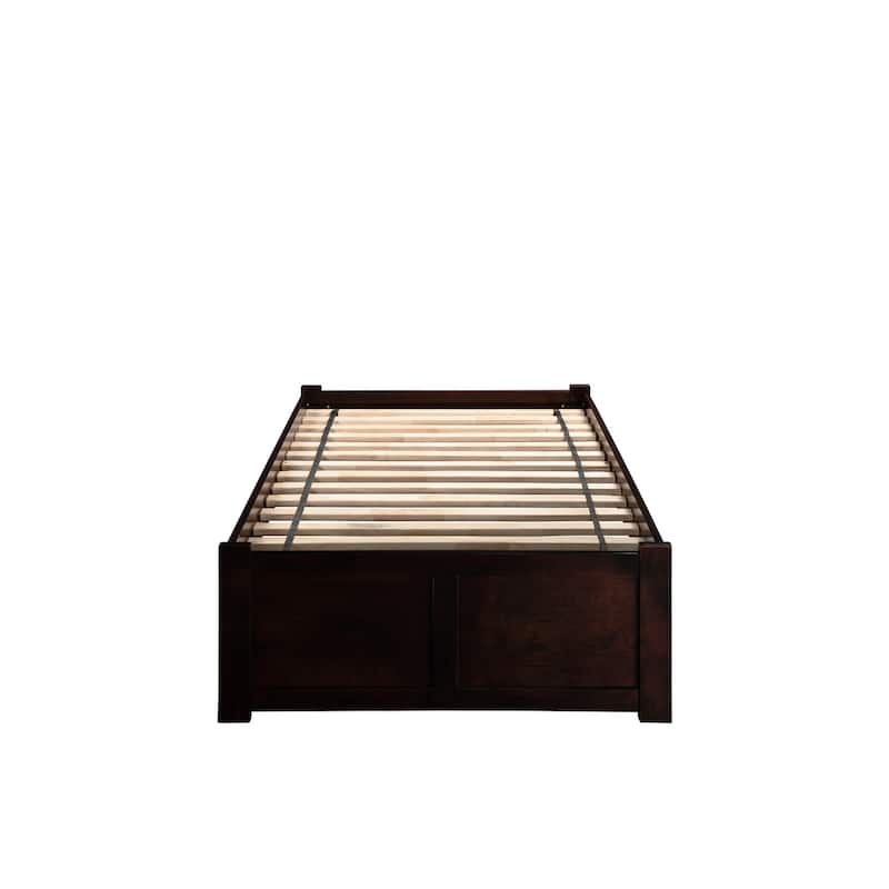 Platform Bed with Drawers & Charger - Modern Storage Bed Frame - Underbed Storage Solutions