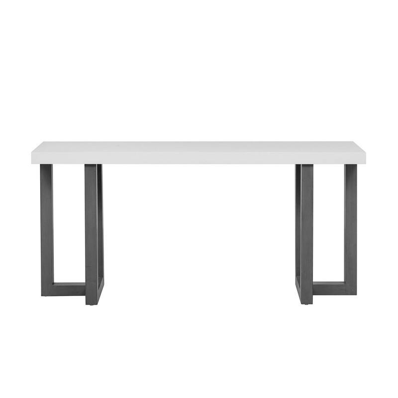 63" Long Console Table with Solid Pine Legs for Entryway Hallway Living Room or Bedroom Use