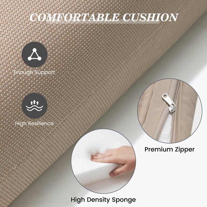 Pellebant Outdoor Patio Chaise Lounge Cushion