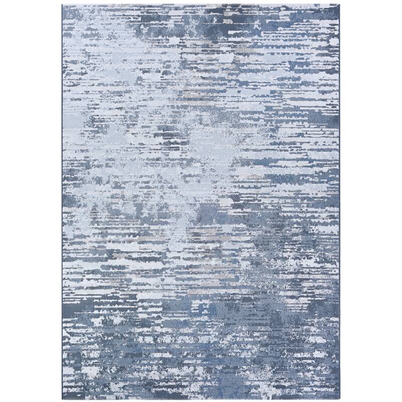 Dream Decor Rugs Namaste Whisper Abstract Area Rug - 9'2" x 12'9" - Grey/Opal